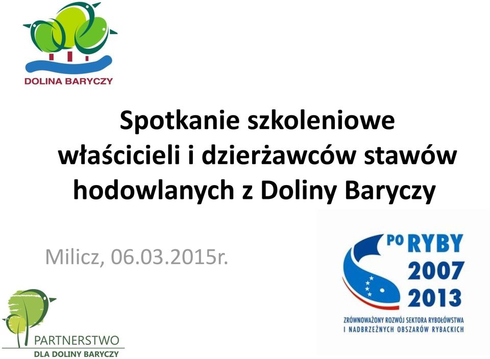 stawów hodowlanych z