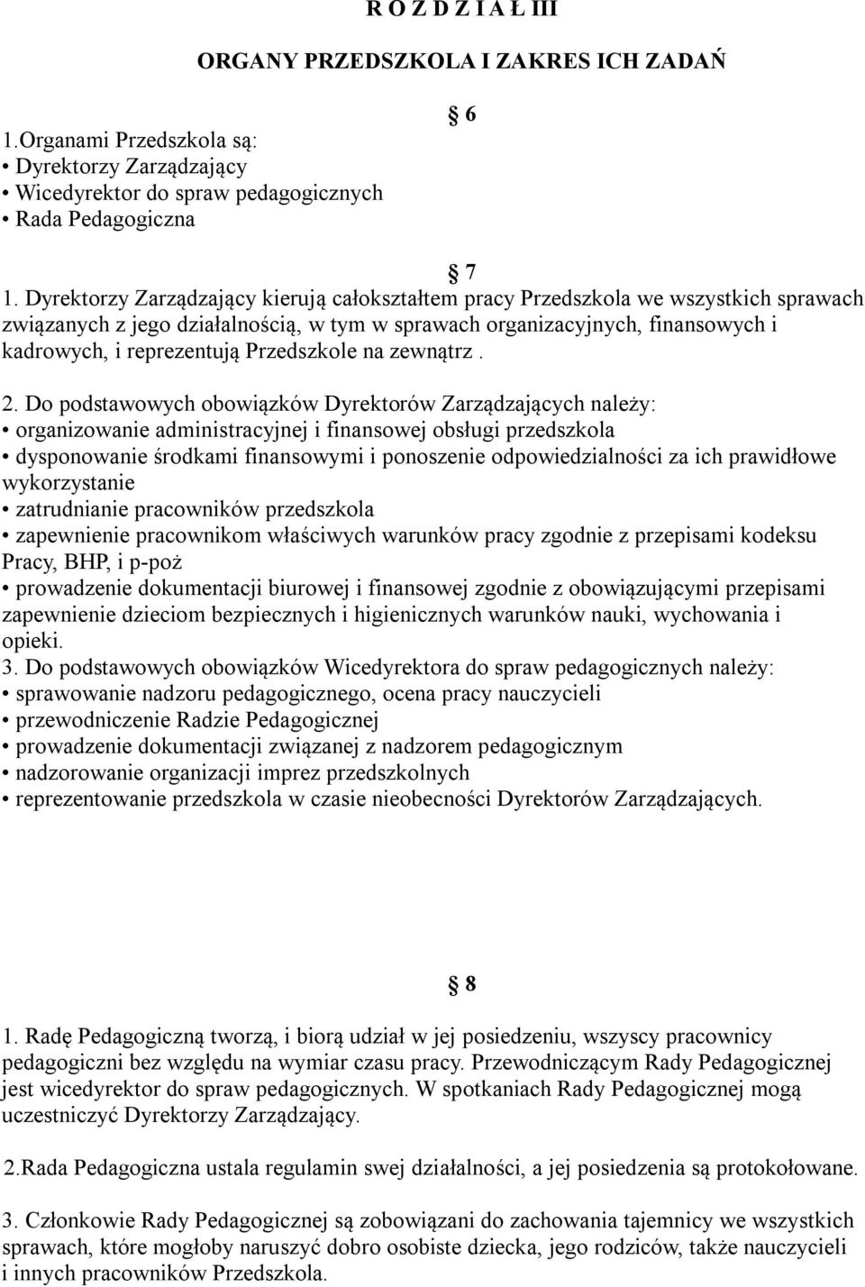 Przedszkole na zewnątrz. 2.