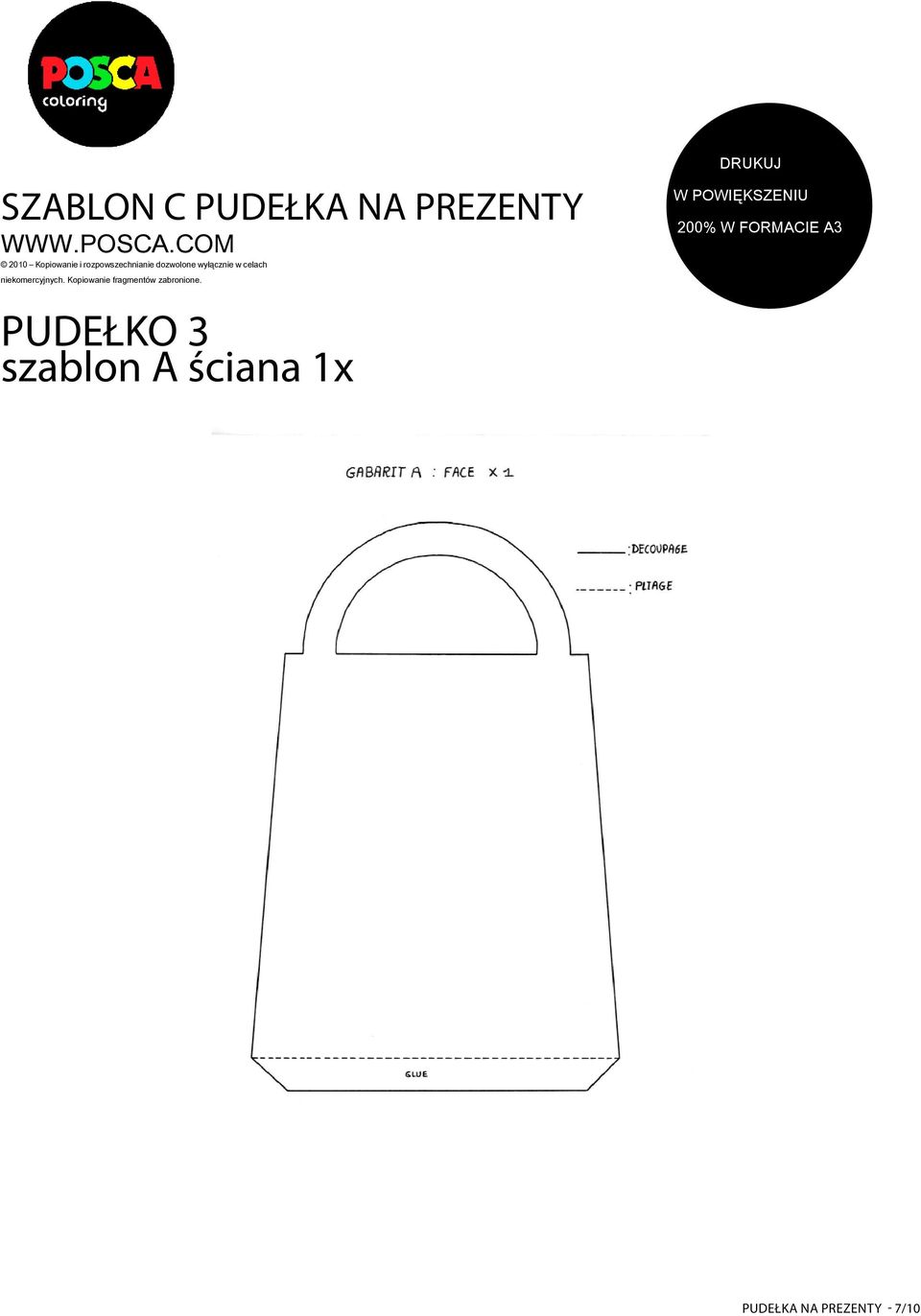 A3 PUDEŁKO 3 szablon A