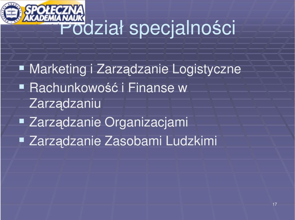 i Finanse w Zarządzaniu Zarządzanie