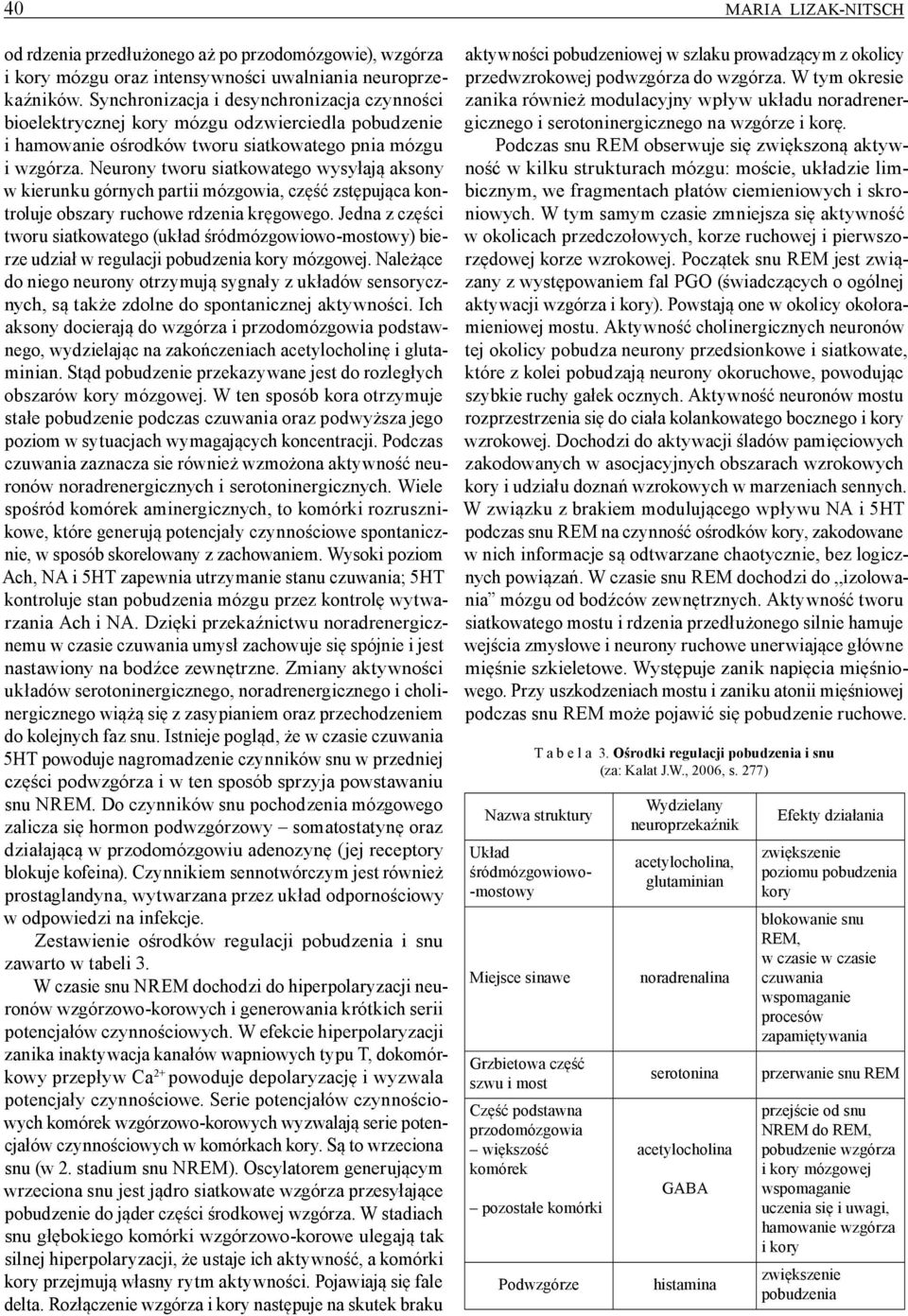 Neurony tworu siatkowatego wysyłają aksony w kierunku górnych partii mózgowia, część zstępująca kontroluje obszary ruchowe rdzenia kręgowego.