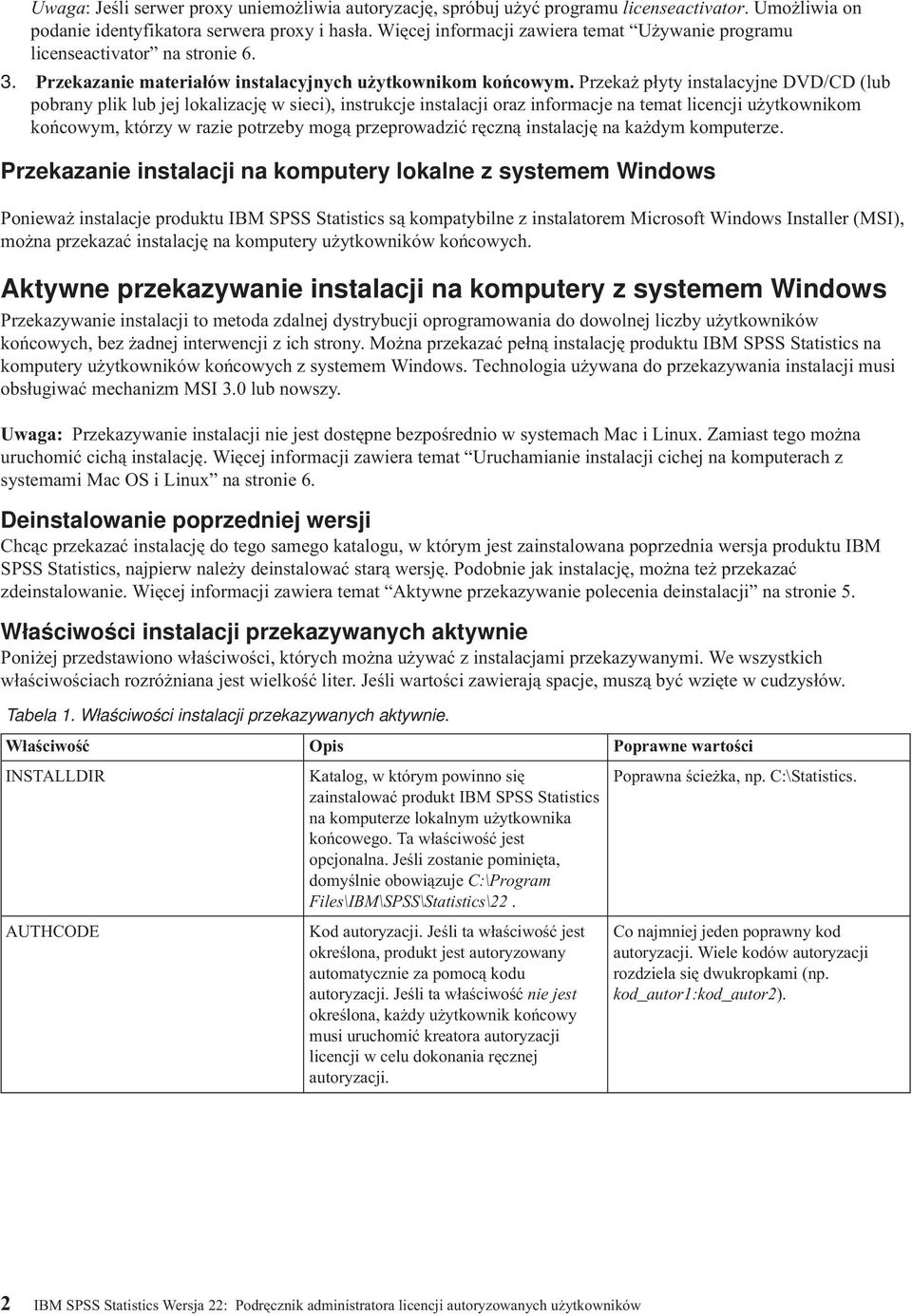 Przekaż płyty instalacyjne DVD/CD (lub pobrany plik lub jej lokalizację w sieci), instrukcje instalacji oraz informacje na temat licencji użytkownikom końcowym, którzy w razie potrzeby mogą