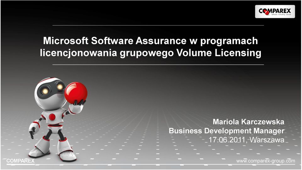 Volume Licensing Mariola Karczewska