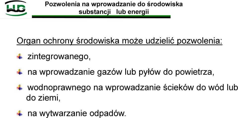 zintegrowanego, na wprowadzanie gazów lub pyłów do powietrza,