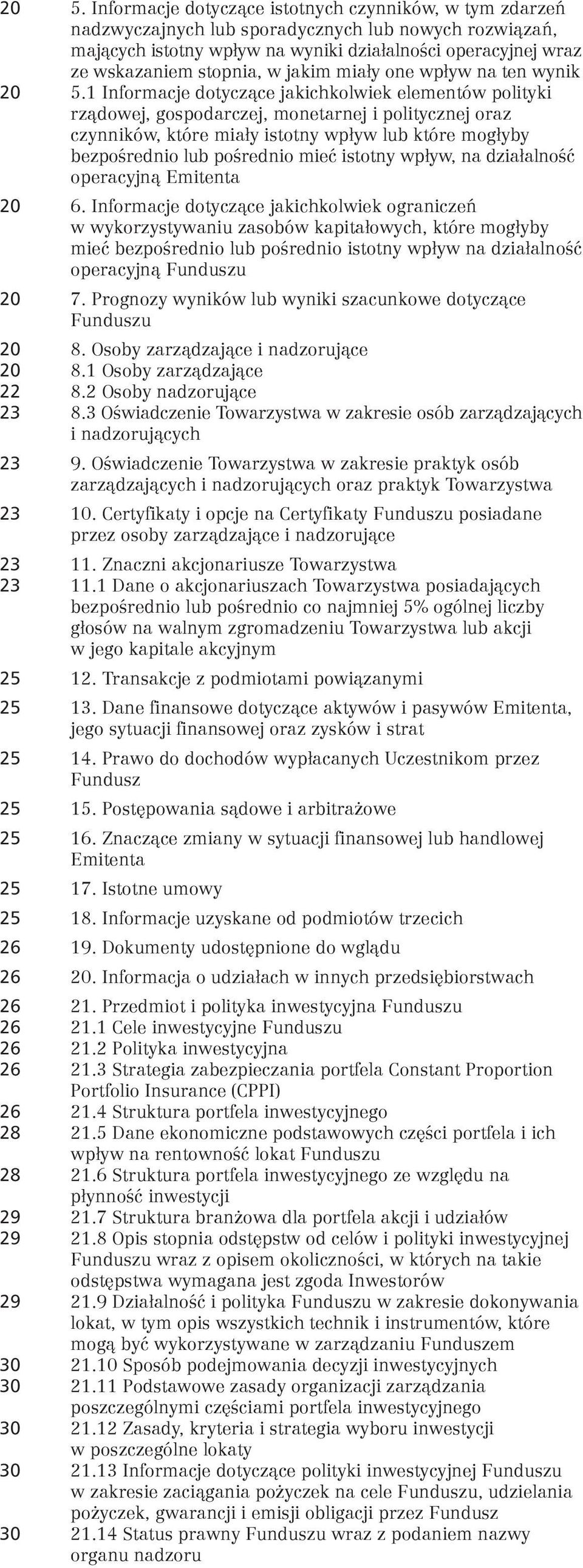 jakim miały one wpływ na ten wynik 20 5.