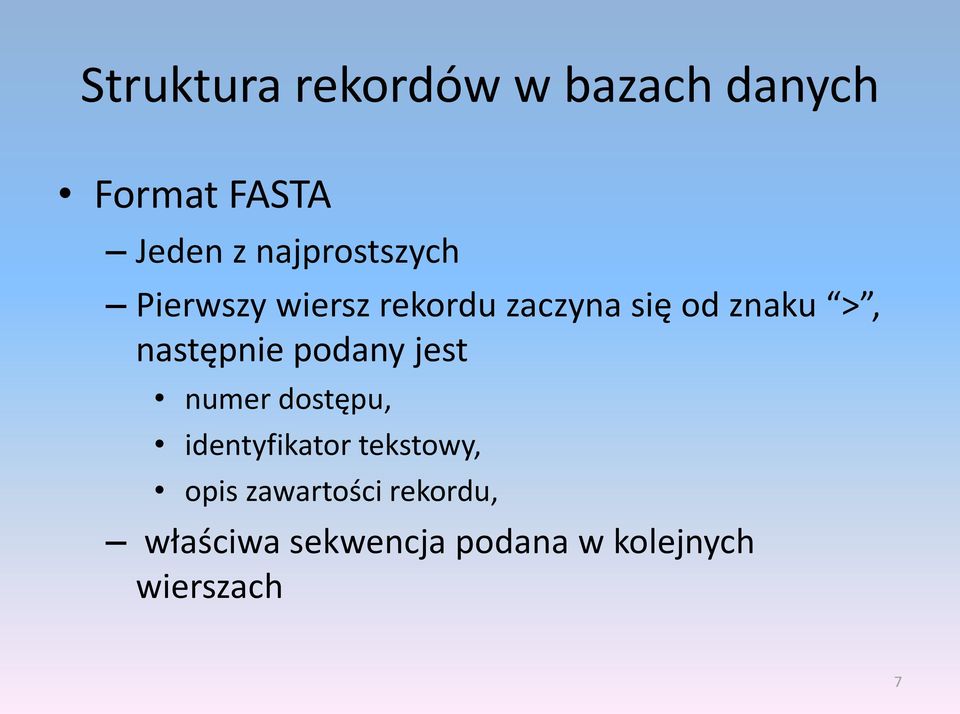 następnie podany jest numer dostępu, identyfikator tekstowy,