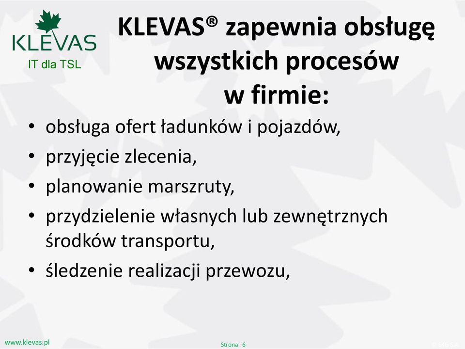 planowanie marszruty, przydzielenie własnych lub