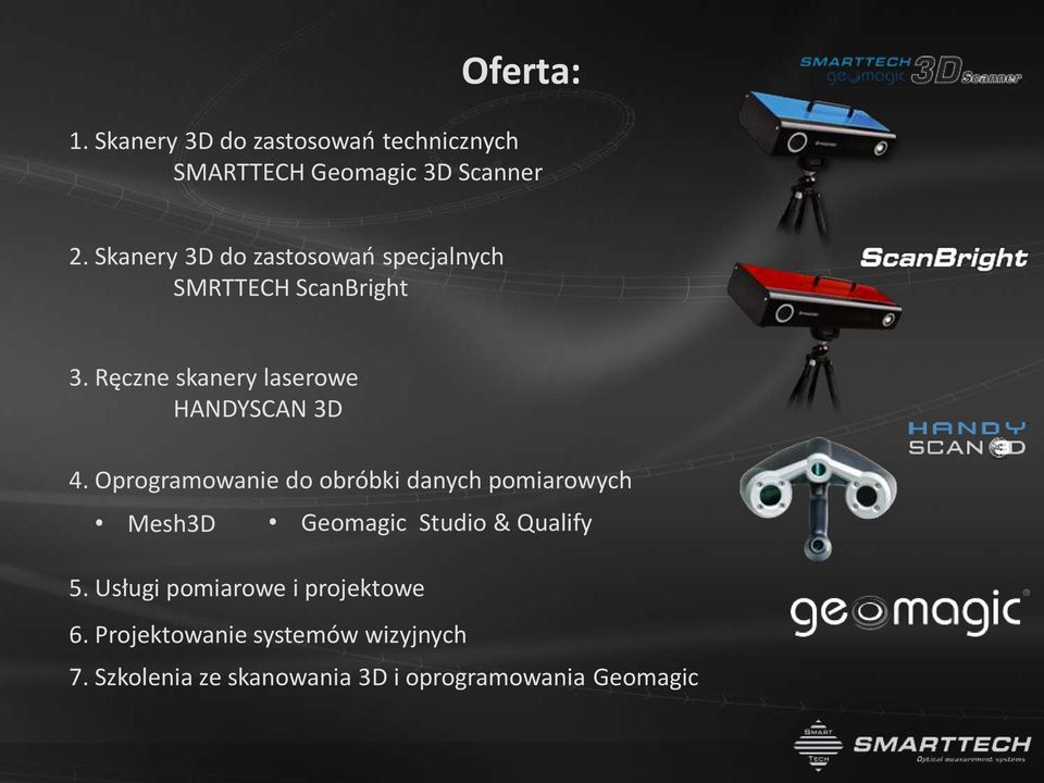 Ręczne skanery laserowe HANDYSCAN 3D 4.