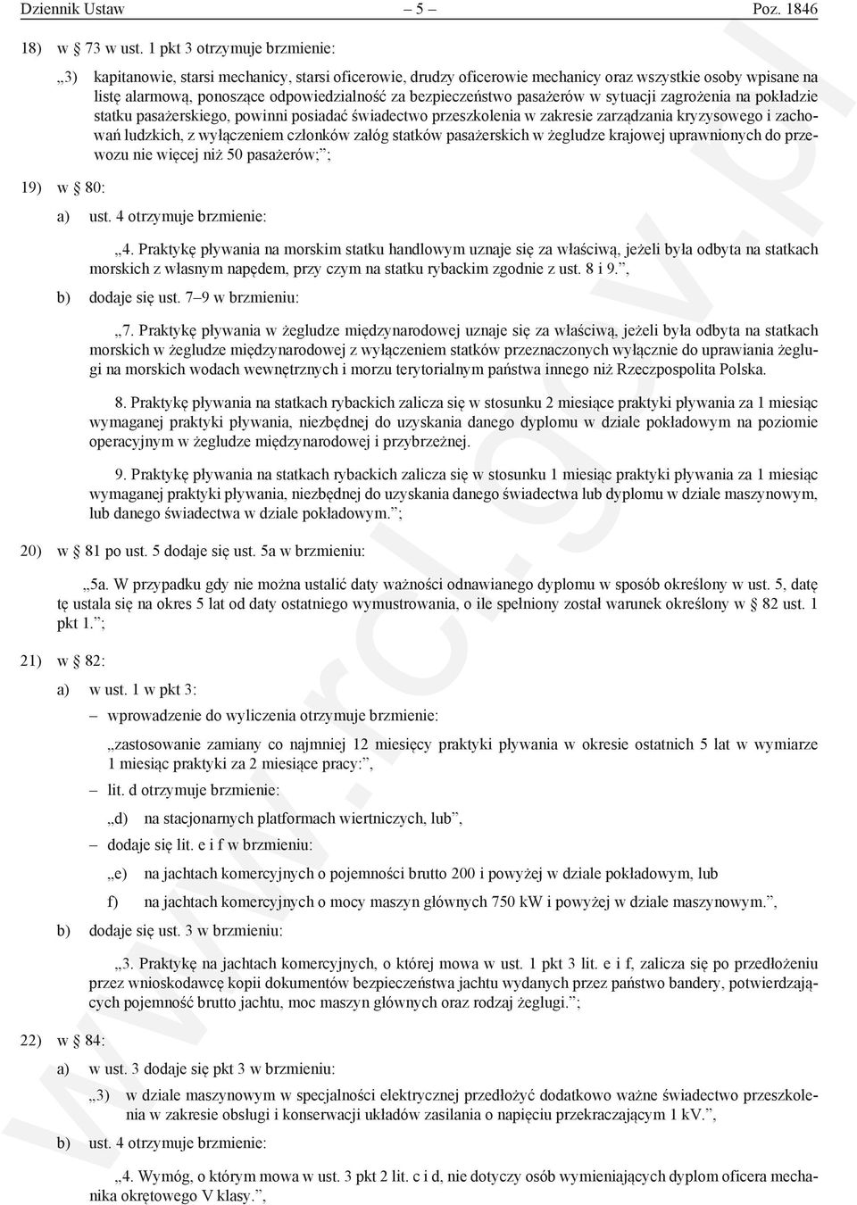 bezpieczeństwo pasażerów w sytuacji zagrożenia na pokładzie statku pasażerskiego, powinni posiadać świadectwo przeszkolenia w zakresie zarządzania kryzysowego i zachowań ludzkich, z wyłączeniem