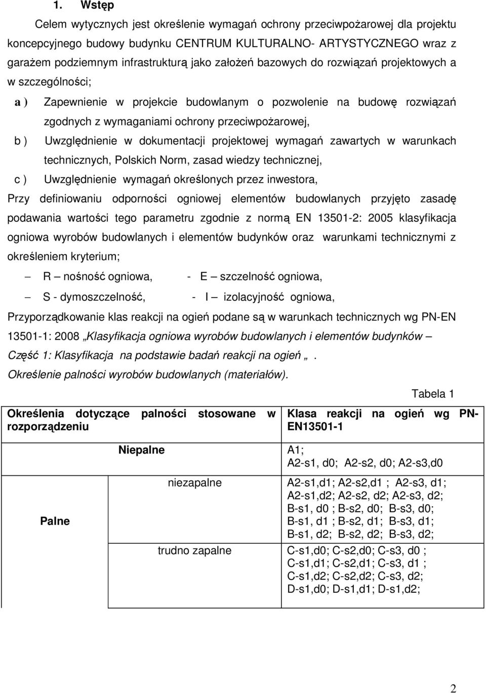 Uwzględnienie w dokumentacji projektowej wymagań zawartych w warunkach technicznych, Polskich Norm, zasad wiedzy technicznej, c ) Uwzględnienie wymagań określonych przez inwestora, Przy definiowaniu