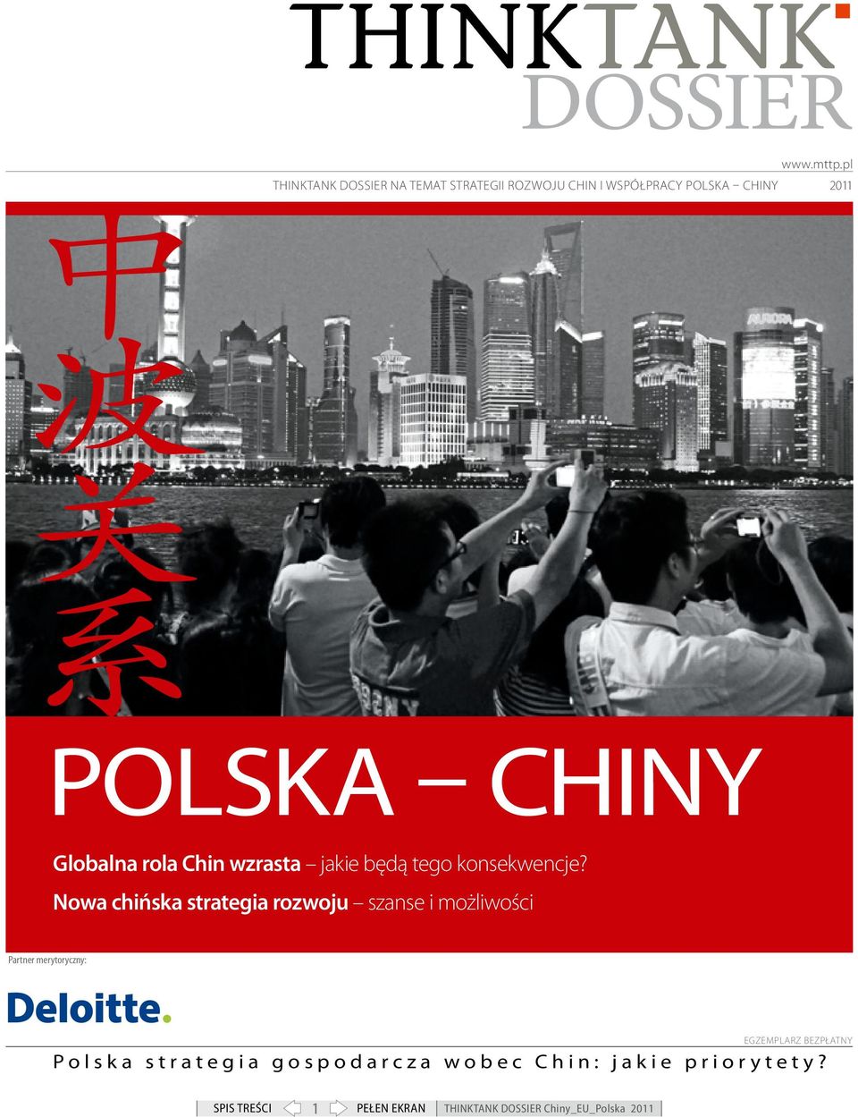 pl 2011 中 波 关 系 POLSKA chiny Globalna rola Chin wzrasta jakie będą tego