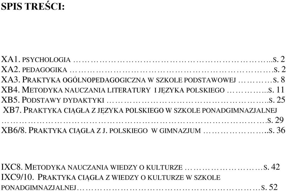 PRAKTYKA CIĄGŁA Z JĘZYKA POLSKIEGO W SZKOLE PONADGIMNAZJALNEJ.S. 29 XB6/8. PRAKTYKA CIĄGŁA Z J.