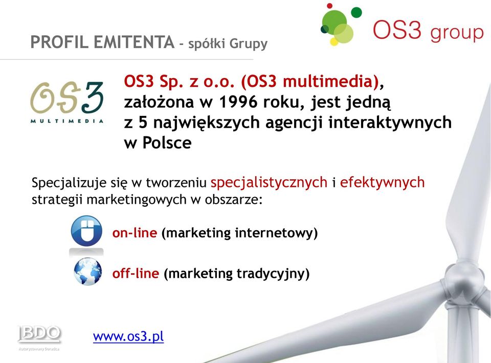 interaktywnych w Polsce Specjalizuje się w tworzeniu specjalistycznych i