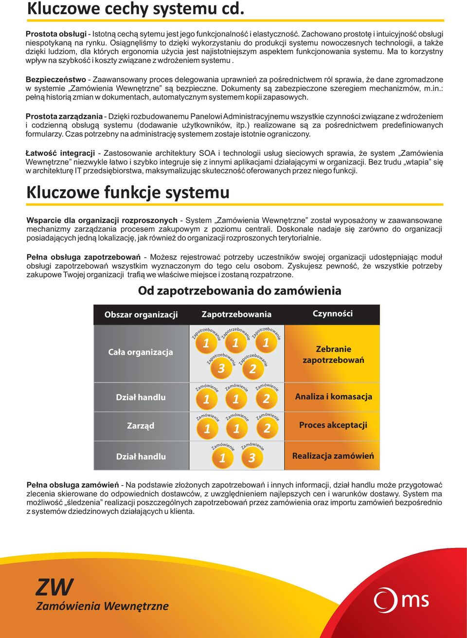 Ma to korzystny wp³yw na szybkoœæ i koszty zwi¹zane z wdro eniem systemu.