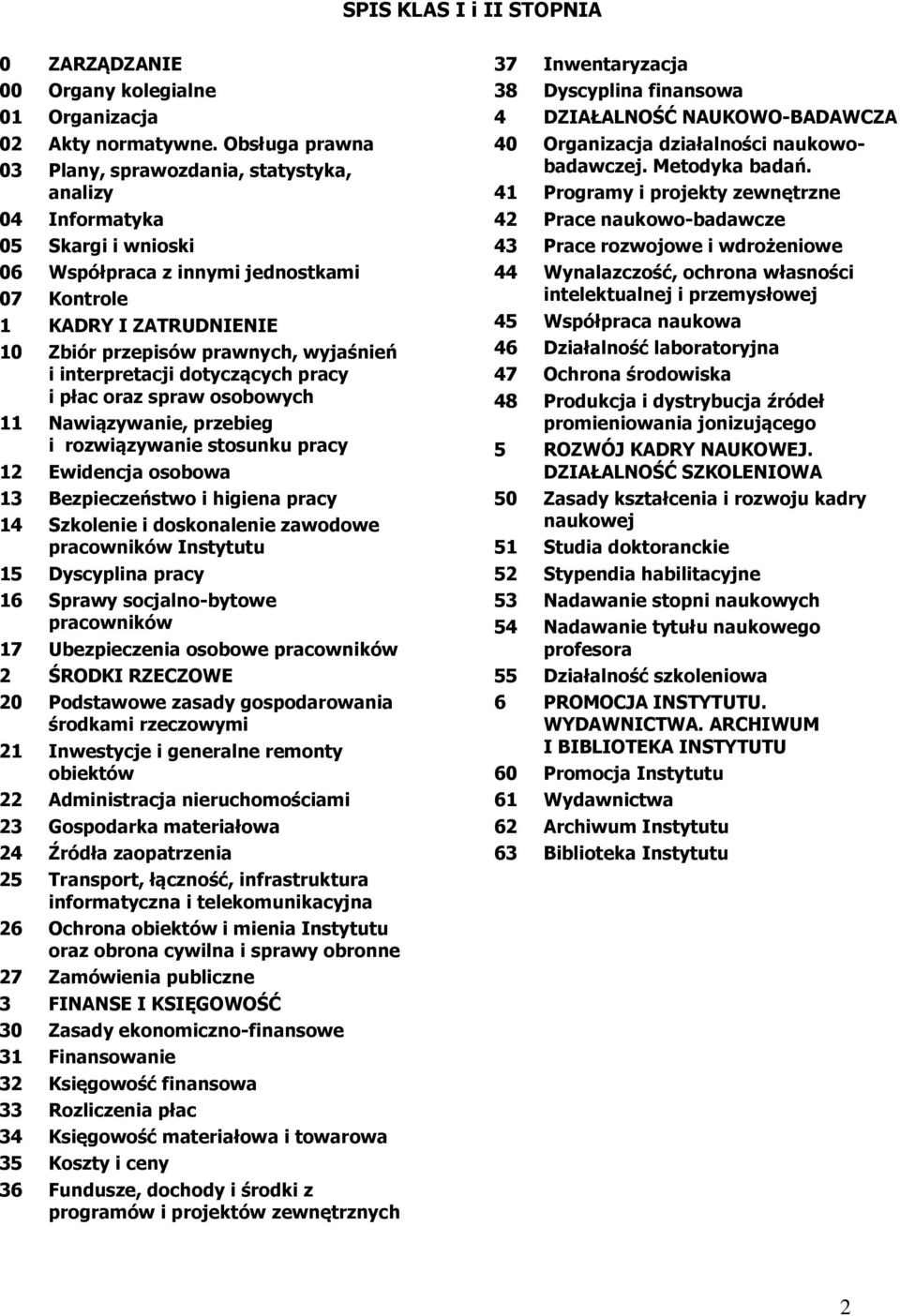 wyjaśnień i interpretacji dotyczących pracy i płac oraz spraw osobowych 11 Nawiązywanie, przebieg i rozwiązywanie stosunku pracy 12 Ewidencja osobowa 13 Bezpieczeństwo i higiena pracy 14 Szkolenie i