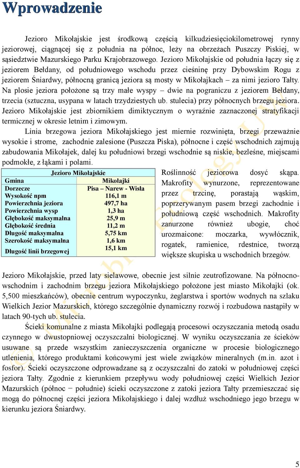 Jezioro Mikołajskie od południa łączy się z jeziorem Bełdany, od południowego wschodu przez cieśninę przy Dybowskim Rogu z jeziorem Śniardwy, północną granicą jeziora są mosty w Mikołajkach za nimi