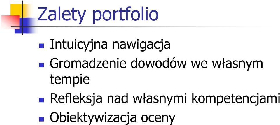 własnym tempie Refleksja nad