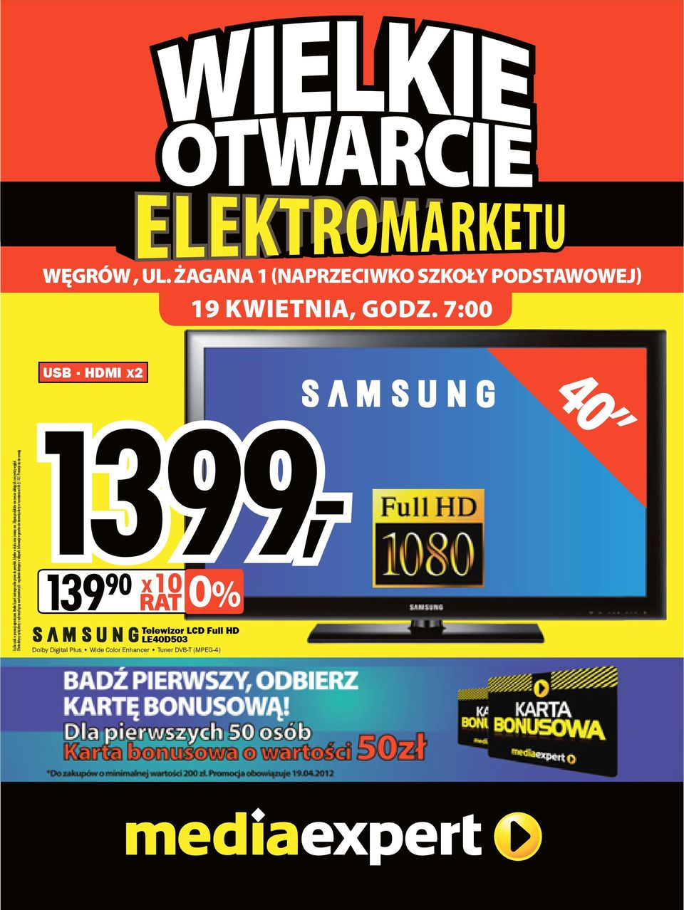 Oferta dotyczy całej oferty z wybranych grup asortymentowych - regulamin dostępny w sklepach.