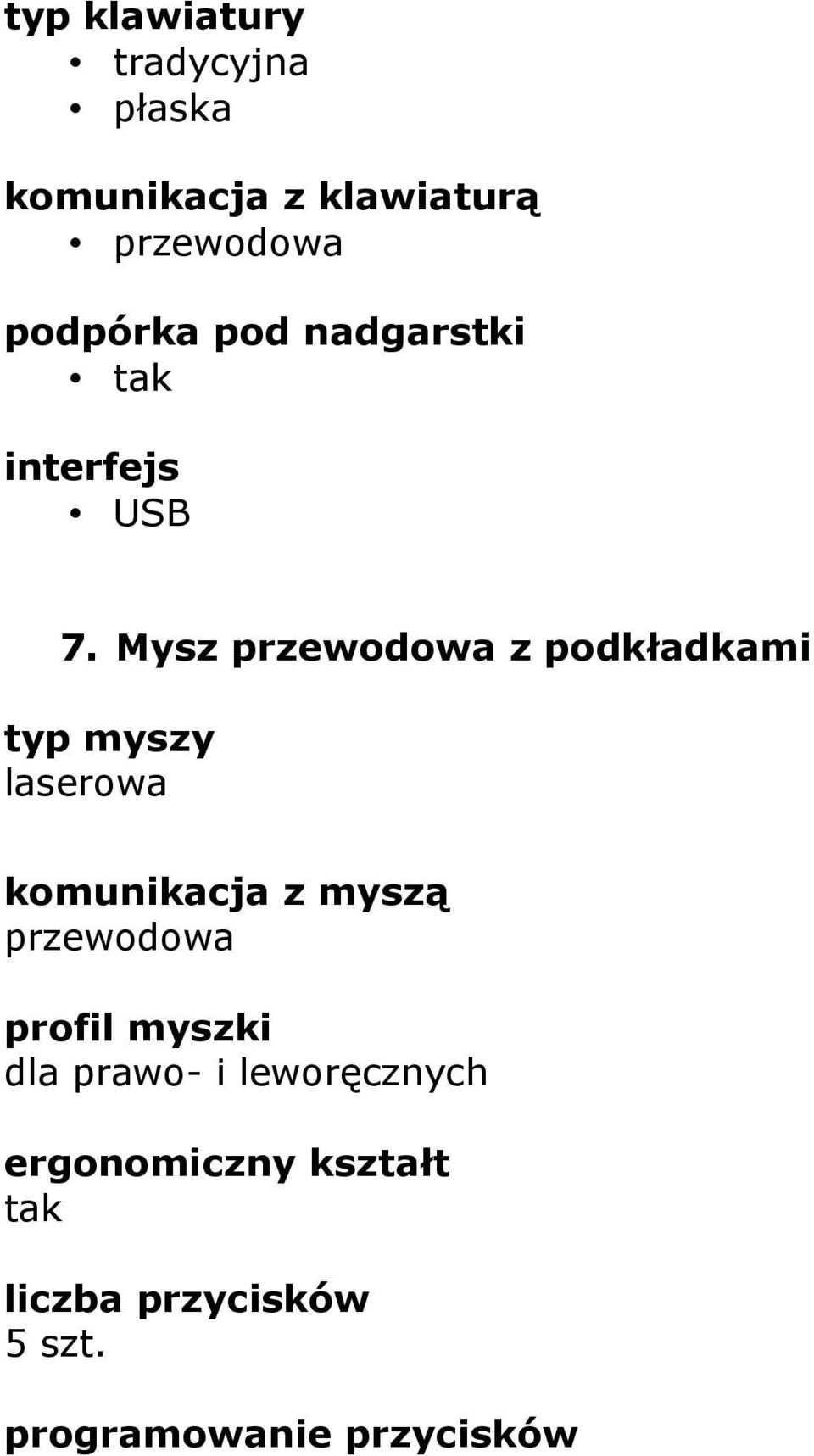 Mysz przewodowa z podkładkami typ myszy laserowa komunikacja z myszą