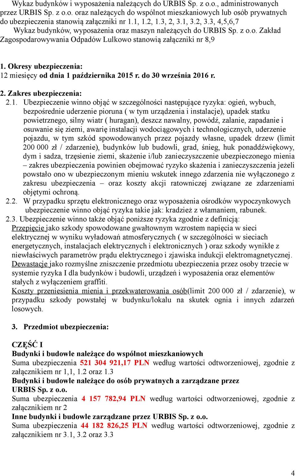Okresy ubezpieczenia: 12