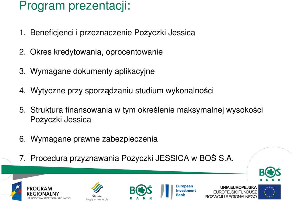 Wytyczne przy sporządzaniu studium wykonalności 5.