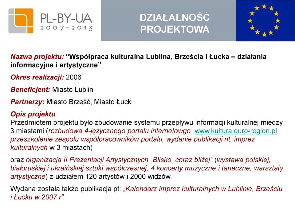 pl, przeszkolenie zespołu współpracowników portalu, wydanie publikacji nt.