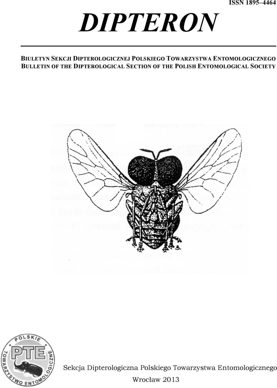 DIPTEROLOGICAL SECTION OF THE POLISH ENTOMOLOGICAL SOCIETY