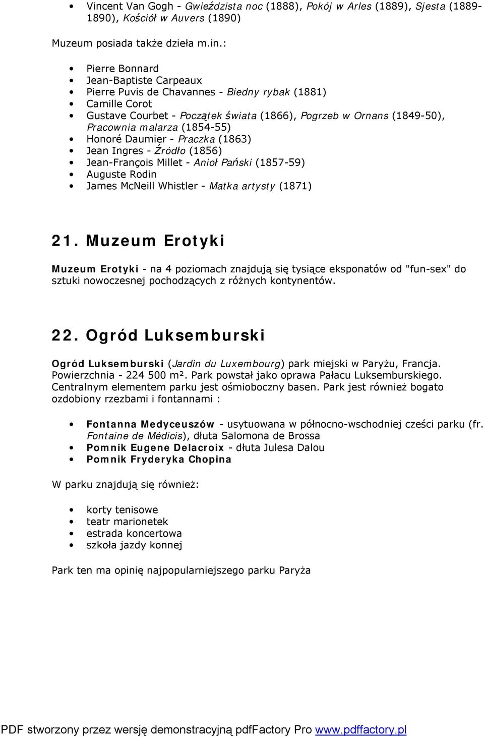 (1856) Jean-François Millet - Anioł Pański (1857-59) Auguste Rodin James McNeill Whistler - Matka artysty (1871) 21.