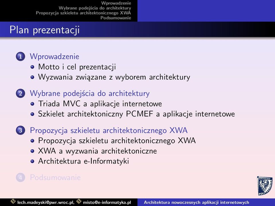 wyborem architektury 2 3 XWA a wyzwania