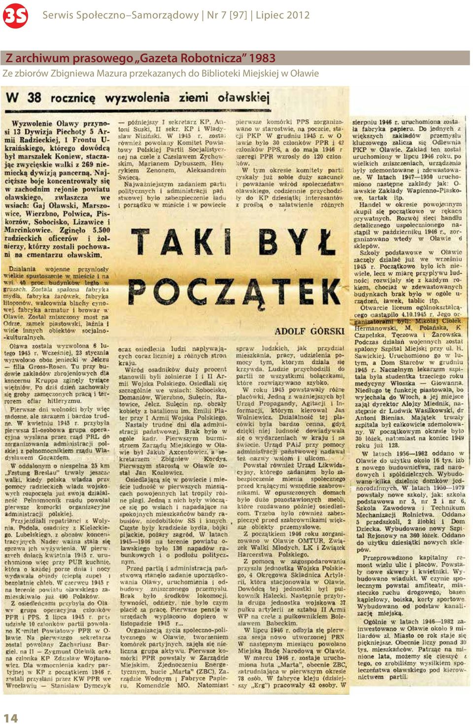 Robotnicza 1983 Ze zbiorów Zbigniewa