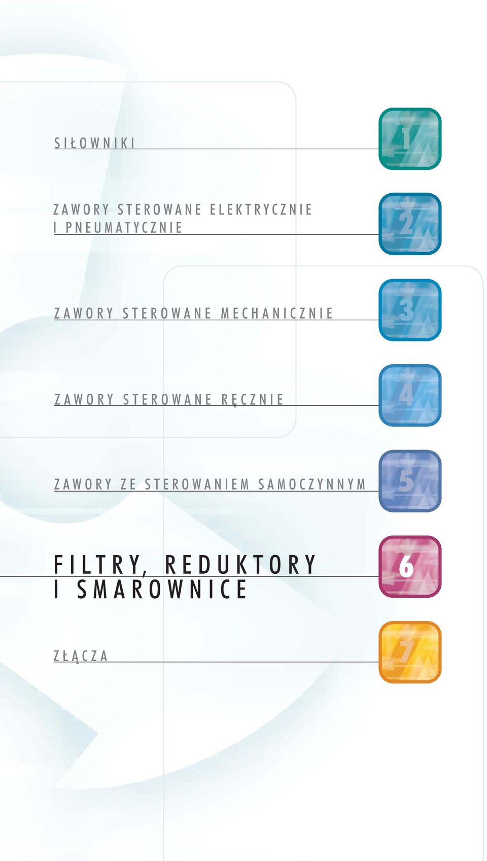 ZAWORY STEROWANE RĘCZNIE 4 ZAWORY ZE STEROWANIEM