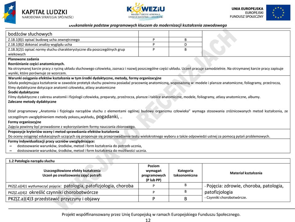 Na otrzymanej karcie pracy zapisuje wyniki, które porównuje ze wzorcem.