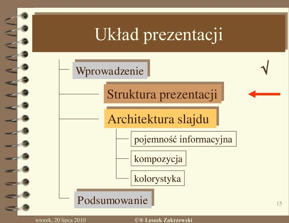 prezentacji Architektura slajdu