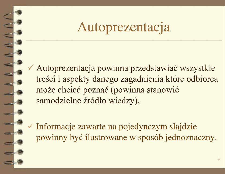 stanowić samodzielne źródło wiedzy).