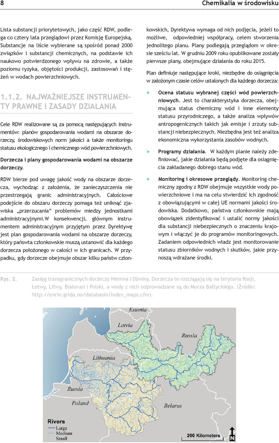 zastosowań i stężeń w wodach powierzchniowych. 1.1.2.