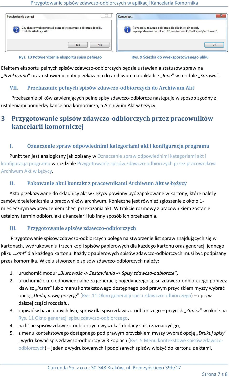 module Sprawa. VII.