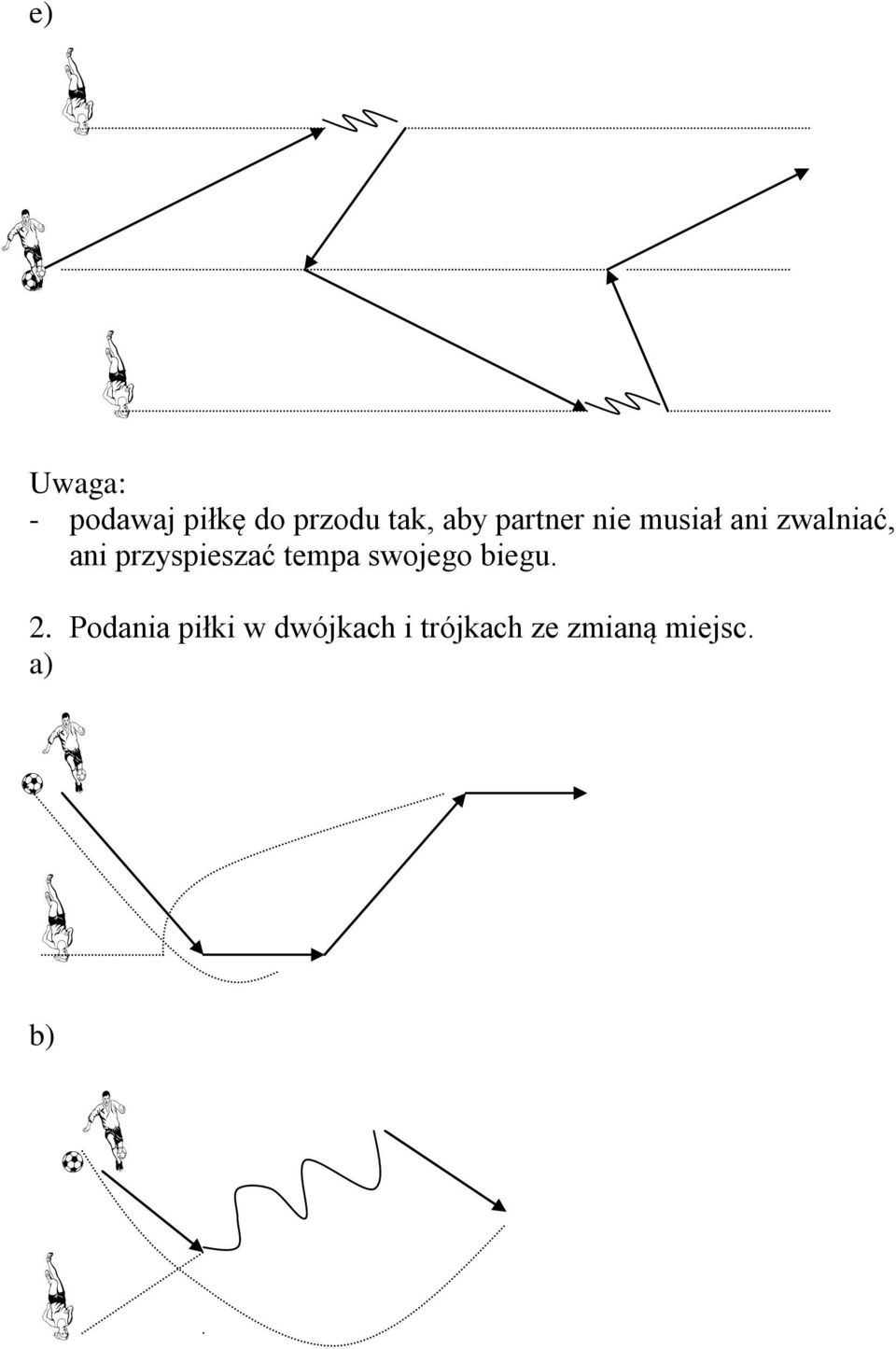 przyspieszać tempa swojego biegu. 2.