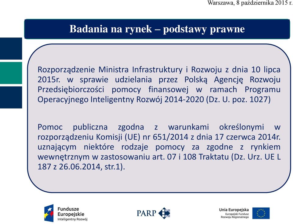 Rozwój 2014-2020 (Dz. U. poz.