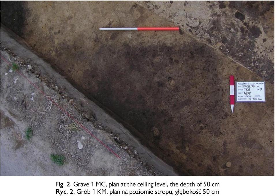 level, the depth of 50 cm Ryc.