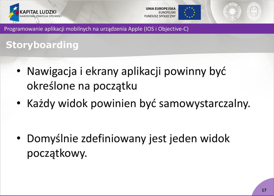 widok powinien być samowystarczalny.