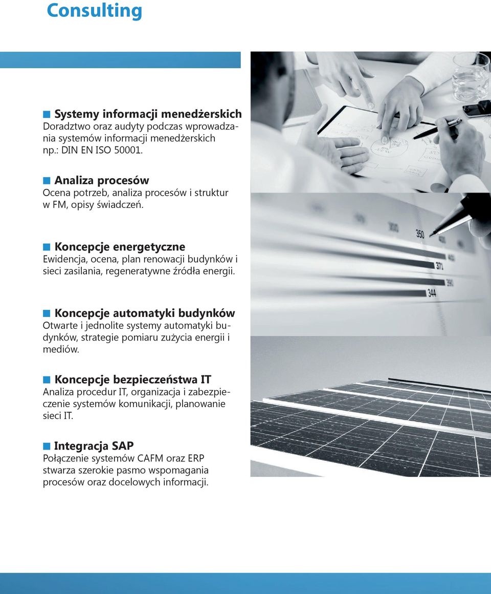 Koncepcje energetyczne Ewidencja, ocena, plan renowacji budynków i sieci zasilania, regeneratywne źródła energii.