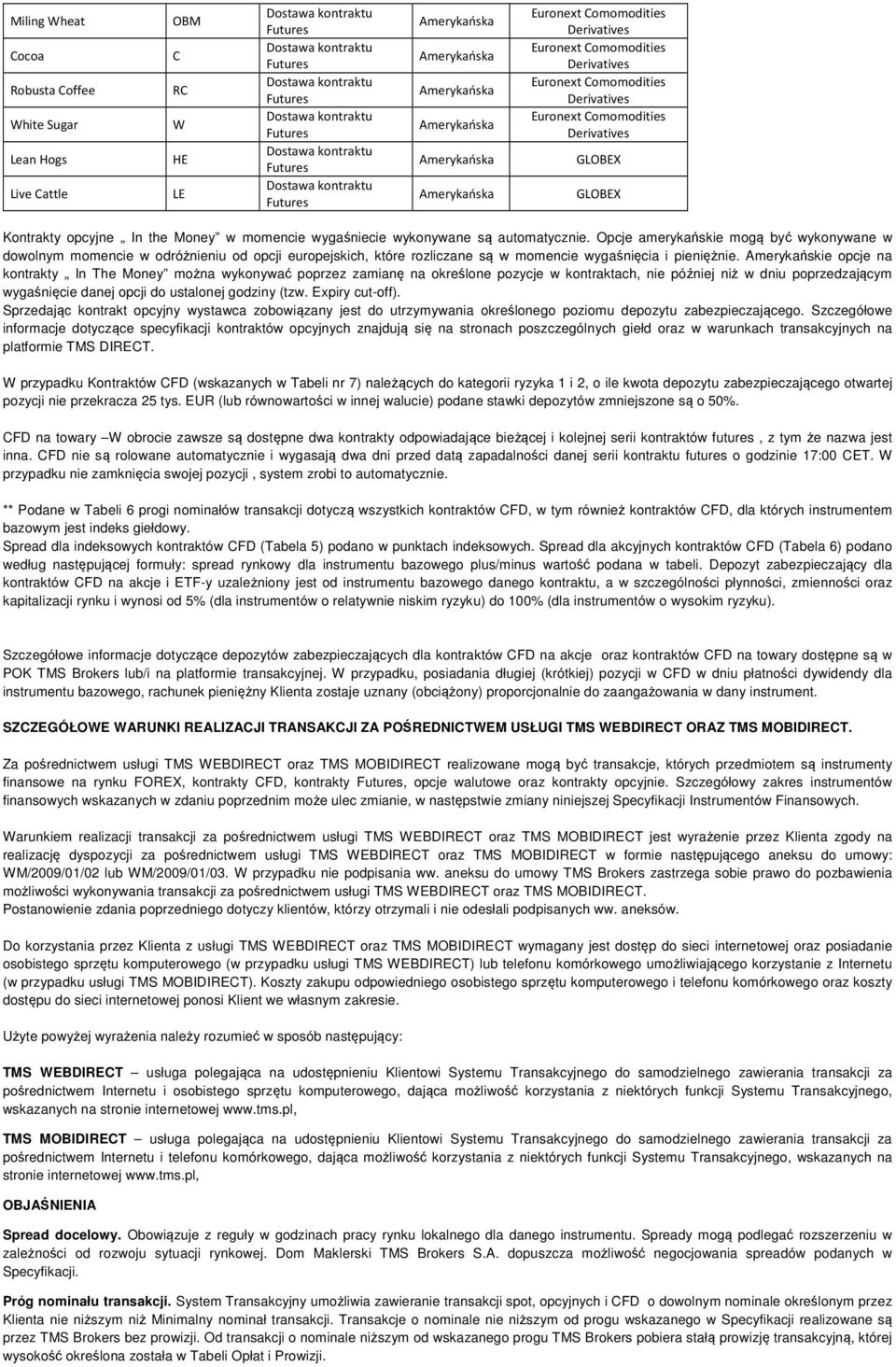 Opcje amerykańskie mogą być wykonywane w dowolnym momencie w odróżnieniu od opcji europejskich, które rozliczane są w momencie wygaśnięcia i pieniężnie.