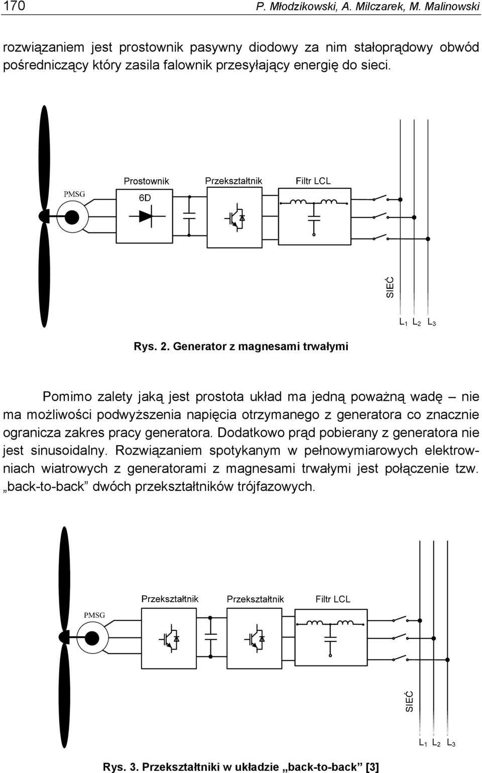 Generator z magnesami trwałymi Pomimo zalety jaką jest prostota układ ma jedną poważną wadę nie ma możliwości podwyższenia napięcia otrzymanego z generatora co znacznie