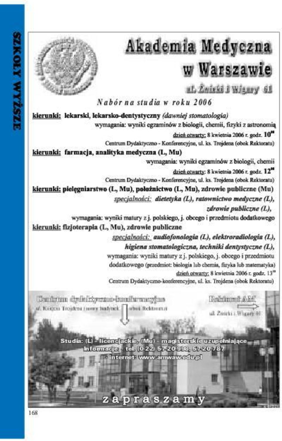 magisterskie uzupe³niaj¹ce Informacje: - tel.
