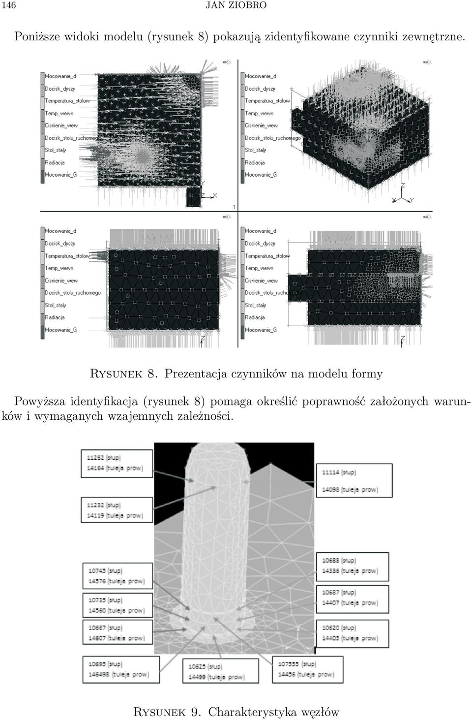 Prezentacja czynników na modelu formy Powyższa identyfikacja (rysunek 8)