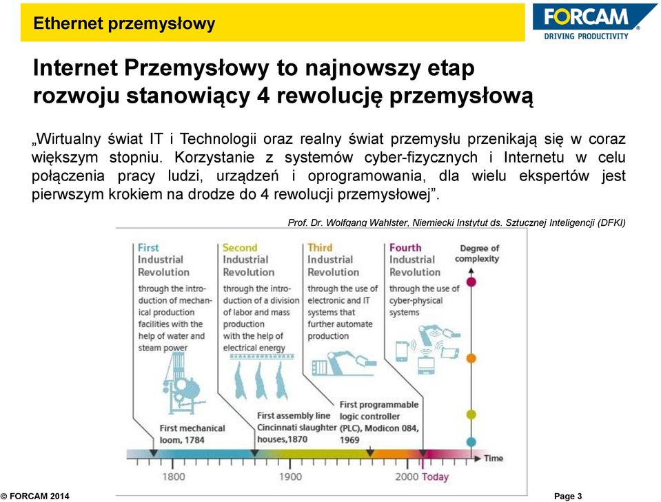 Korzystanie z systemów cyber-fizycznych i Internetu w celu połączenia pracy ludzi, urządzeń i oprogramowania, dla wielu