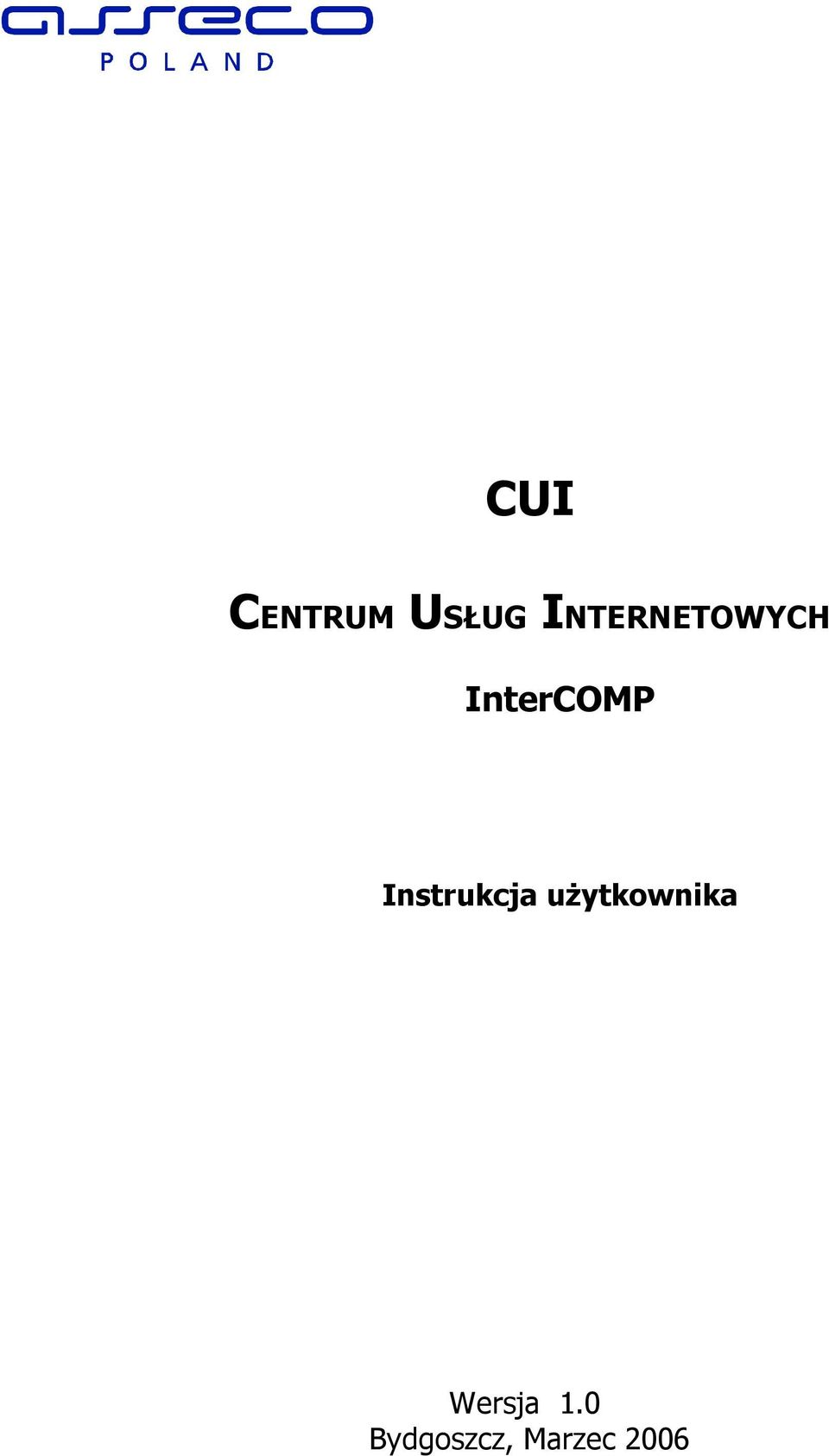 Instrukcja użytkownika