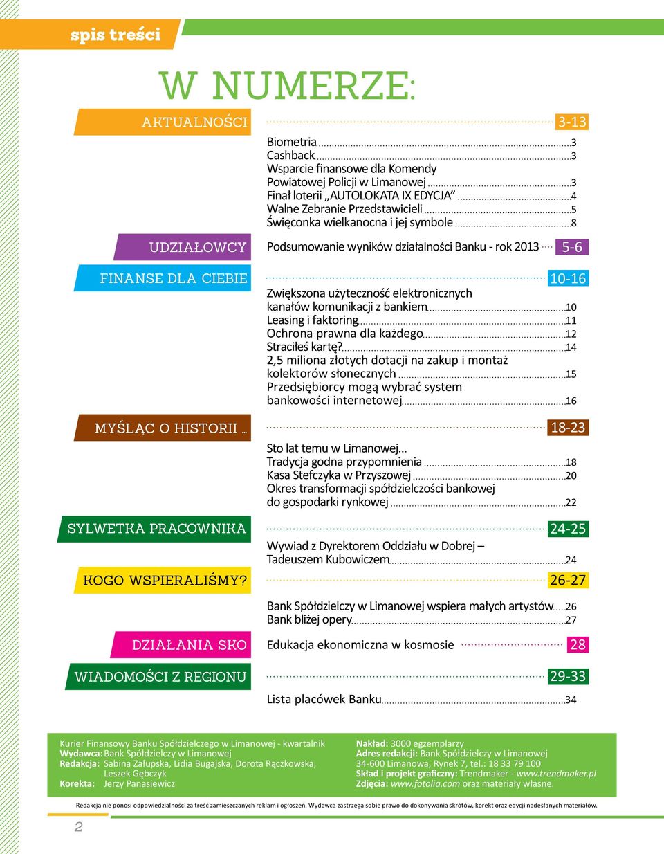 Leasing i faktoring 11 Ochrona prawna dla każdego 12 Straciłeś kartę?