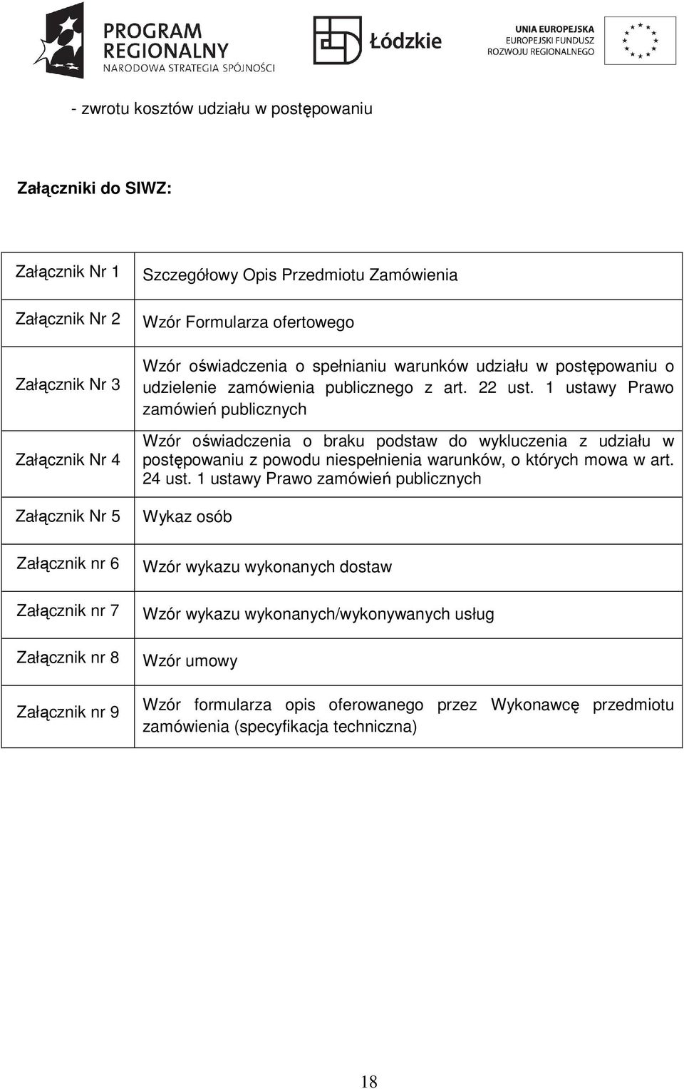 1 ustawy Prawo zamówień publicznych Wzór oświadczenia o braku podstaw do wykluczenia z udziału w postępowaniu z powodu niespełnienia warunków, o których mowa w art. 24 ust.