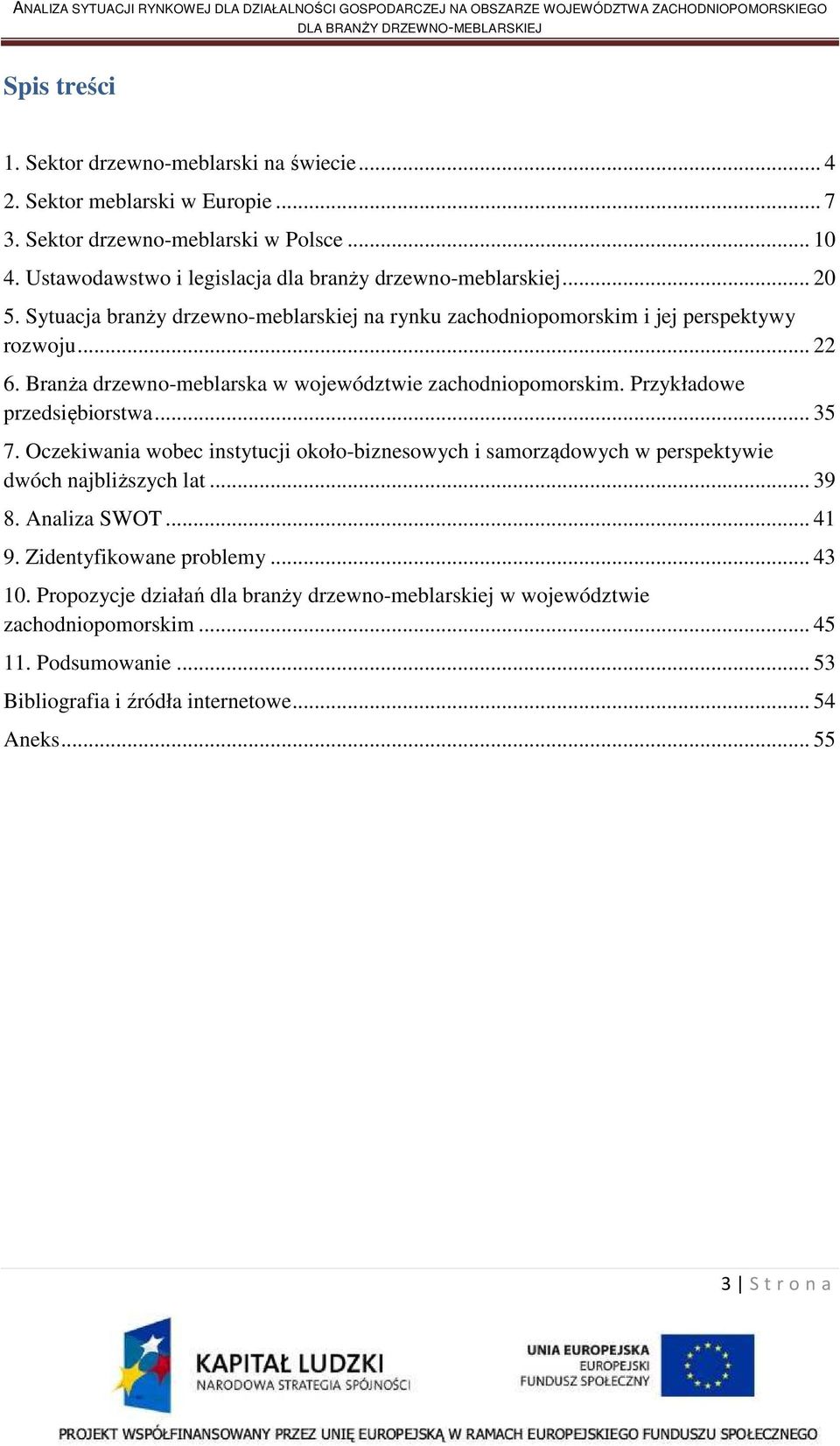 Branża drzewno-meblarska w województwie zachodniopomorskim. Przykładowe przedsiębiorstwa... 35 7.